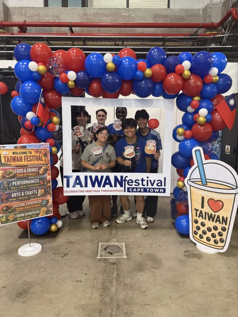 The cohort at the Taiwan Festival in Cape Town